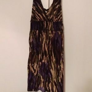 Abstract Print Dress